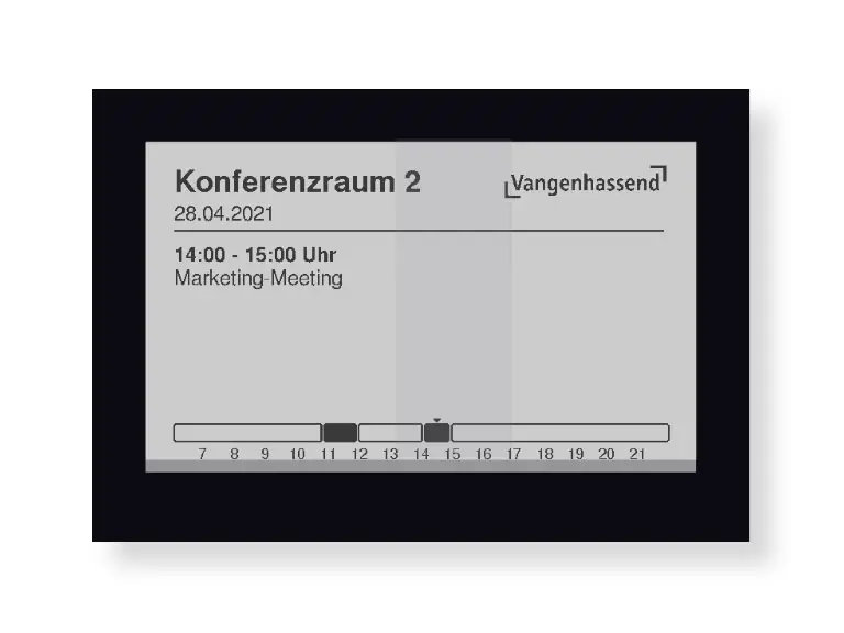 digitale Raumschilder eckig